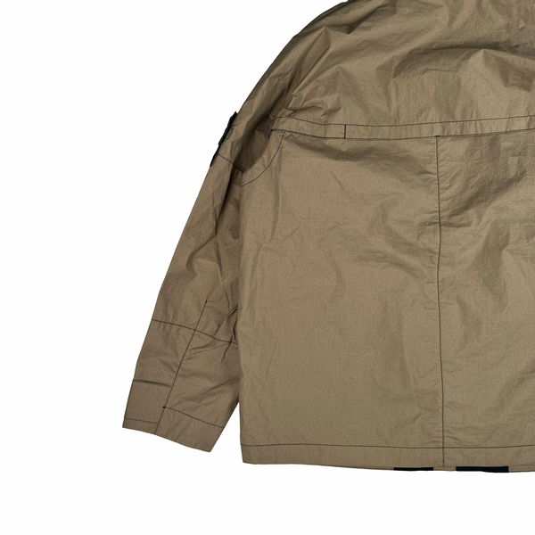 Stone Island 2026 Sample Metal Lamina Ripstop Heat Reactive Short Parka Jacket - XXL