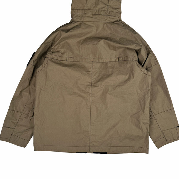 Stone Island 2026 Sample Metal Lamina Ripstop Heat Reactive Short Parka Jacket - XXL