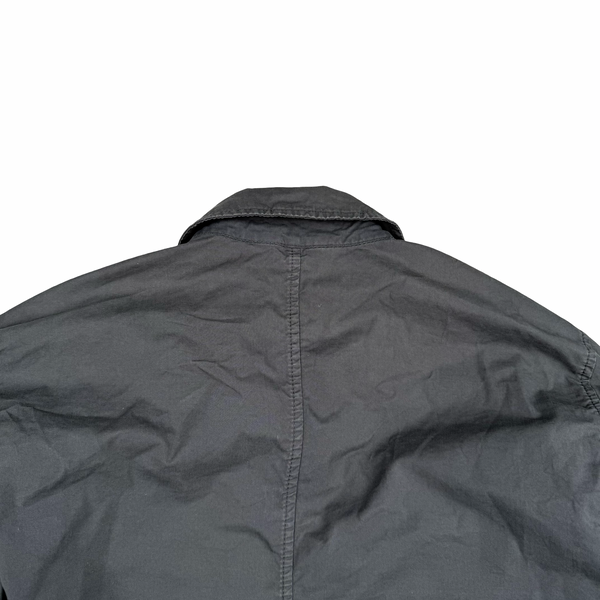 Stone Island 2023 Grey Cotton Full Zip Overshirt - Medium