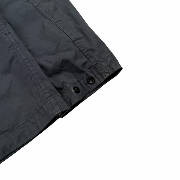 Stone Island 2023 Grey Cotton Full Zip Overshirt - Medium