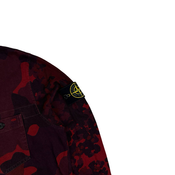 Stone Island 2013 Red Camo Longsleeve Crewneck - Large