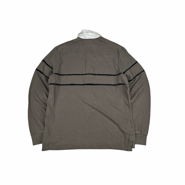 Stone Island 2007 Denims Cotton Buttoned Longsleeve Polo Shirt - XL