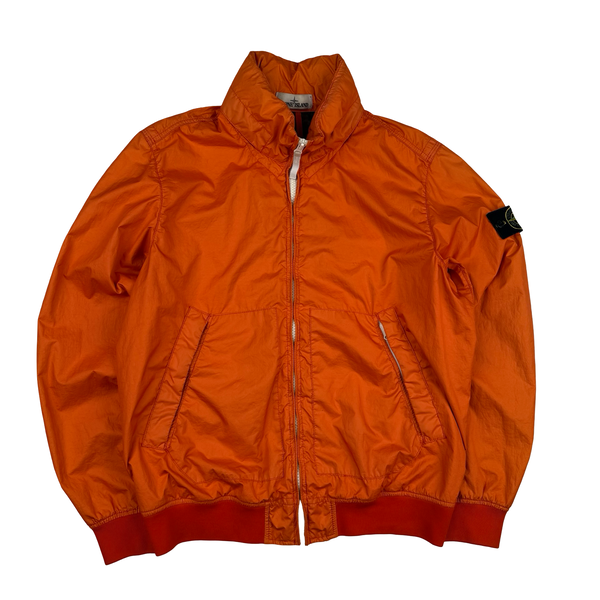 Stone Island 2015 Orange Membrana 3L TC Lightweight Jacket - Large