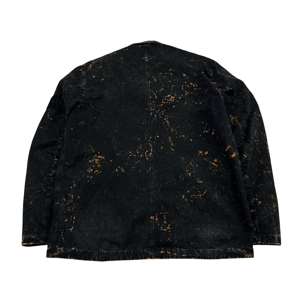 Stone Island 2022 Black Off-Dyed OVD Camo Overshirt Jacket - XL