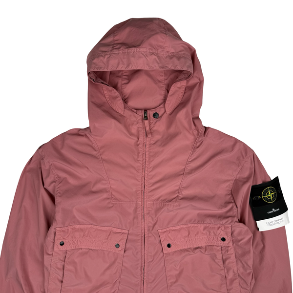 Stone Island Pink 2026 Light Compact Touch Poly-TC Jacket - Medium