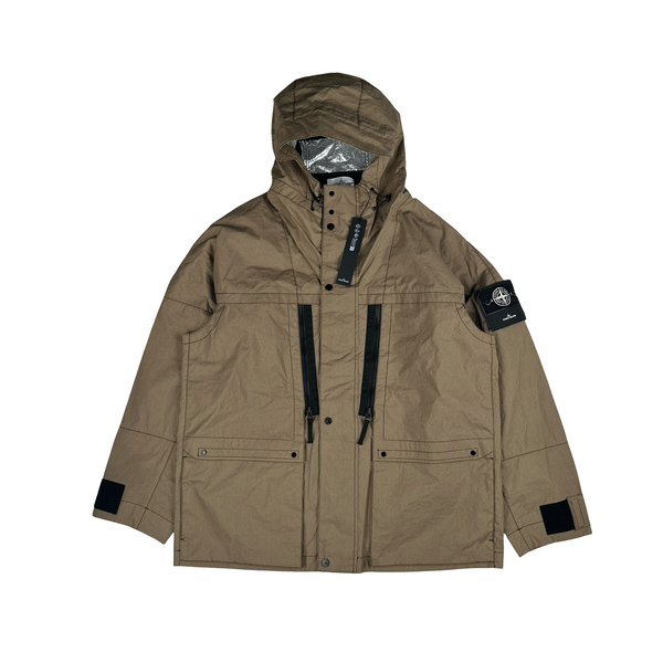 Stone Island 2026 Sample Metal Lamina Ripstop Heat Reactive Short Parka Jacket - XXL