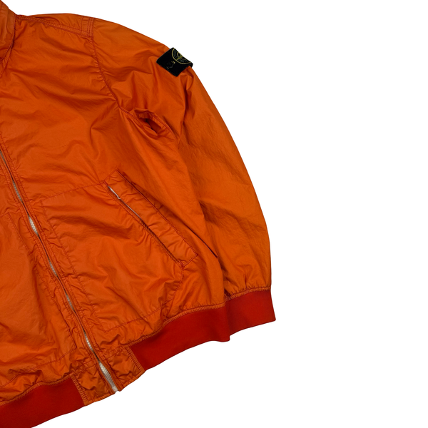 Stone Island 2015 Orange Membrana 3L TC Lightweight Jacket - Large
