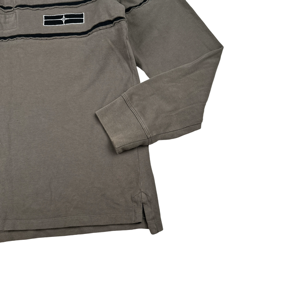 Stone Island 2007 Denims Cotton Buttoned Longsleeve Polo Shirt - XL