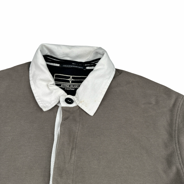 Stone Island 2007 Denims Cotton Buttoned Longsleeve Polo Shirt - XL