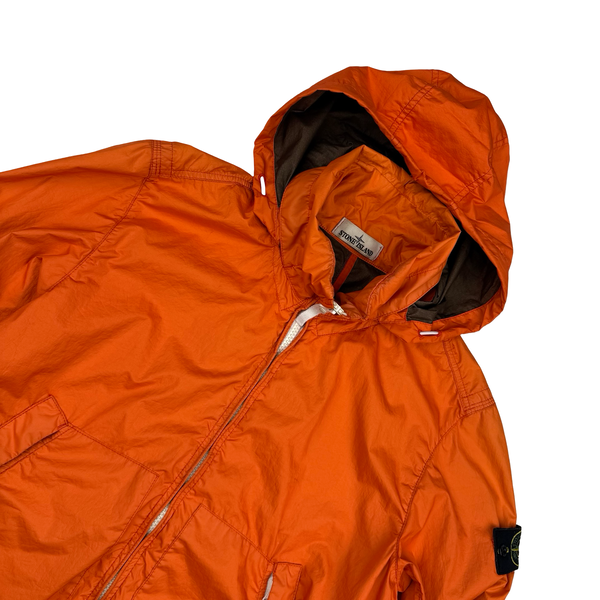 Stone Island 2015 Orange Membrana 3L TC Lightweight Jacket - Large