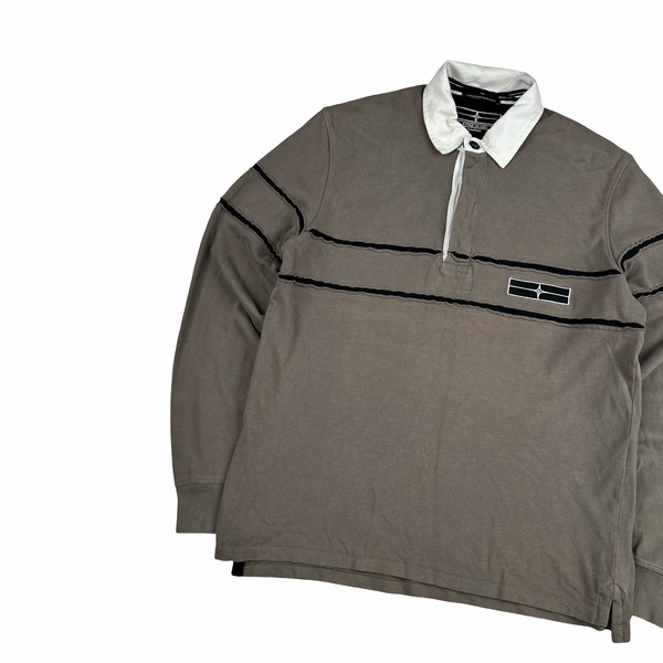 Stone Island 2007 Denims Cotton Buttoned Longsleeve Polo Shirt - XL
