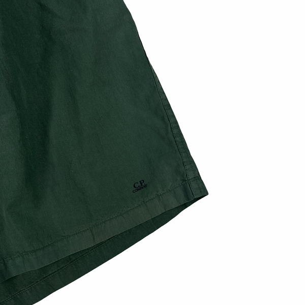 Cp Company 1995 Green Spellout Vintage Swim Shorts - Large