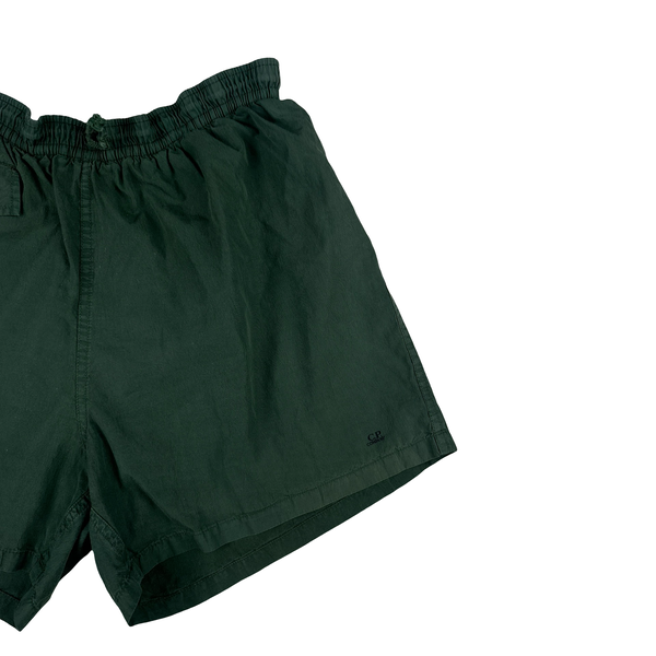 Cp Company 1995 Green Spellout Vintage Swim Shorts - Large