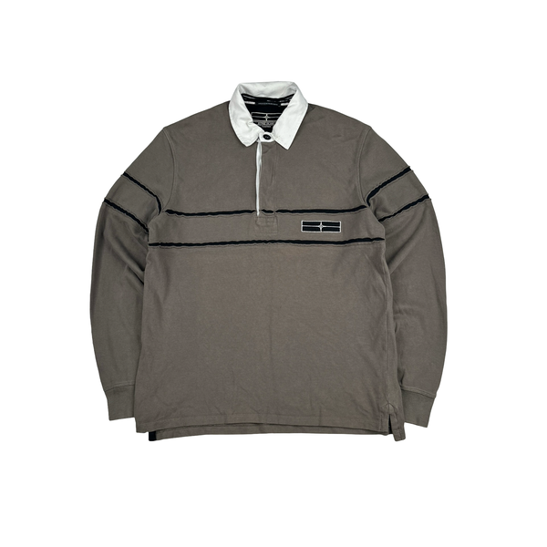 Stone Island 2007 Denims Cotton Buttoned Longsleeve Polo Shirt - XL