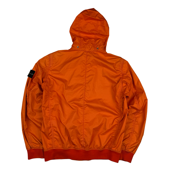 Stone Island 2015 Orange Membrana 3L TC Lightweight Jacket - Large