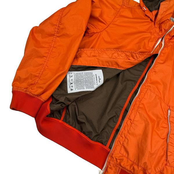 Stone Island 2015 Orange Membrana 3L TC Lightweight Jacket - Large