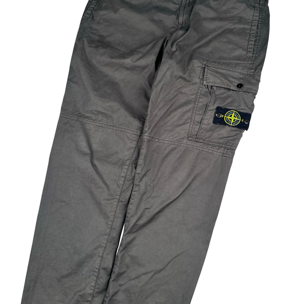 Stone Island 2022 Grey Slim Fit Cargo Trousers - 36"