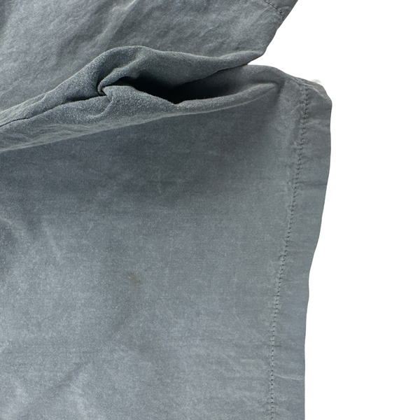Stone Island Marina 90s Grey Spellout Vintage Swim Shorts - Small