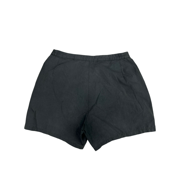Stone Island Marina 90s Grey Spellout Vintage Swim Shorts - Small