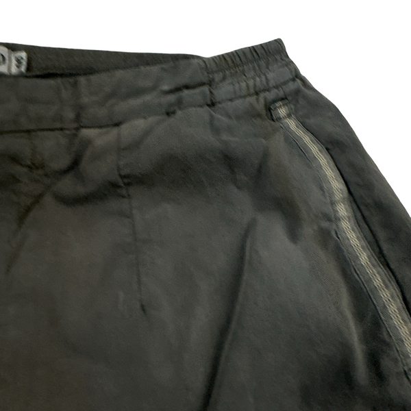 Stone Island Marina 90s Grey Spellout Vintage Swim Shorts - Small