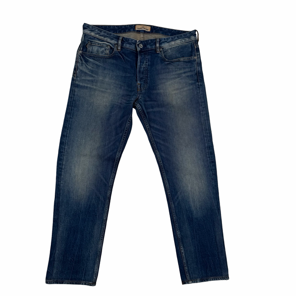 Stone Island 2017 Slim Fit Medium Wash Denim Jeans - 34" (Large)