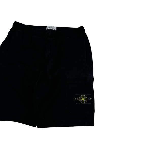 Stone Island 2021 Black Cotton Shorts - XL