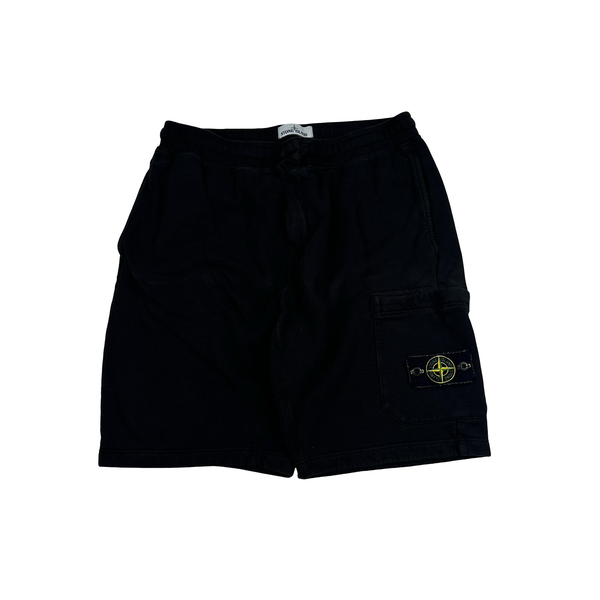 Stone Island 2021 Black Cotton Shorts - XL