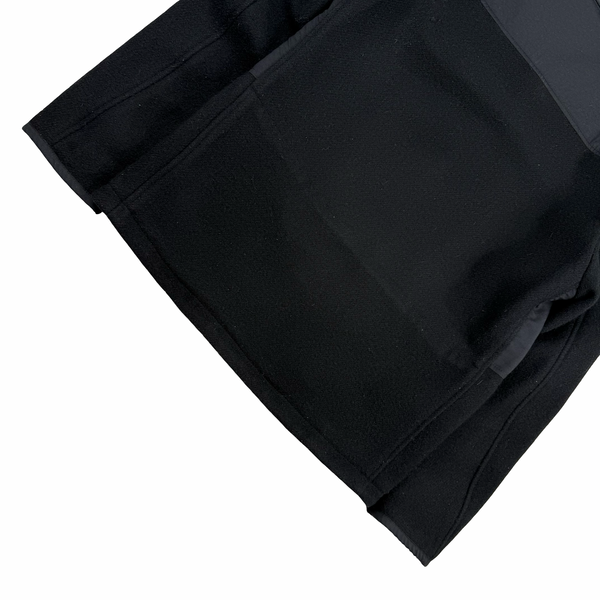 CP Company Black Wool Goggle Duffle Jacket - Small