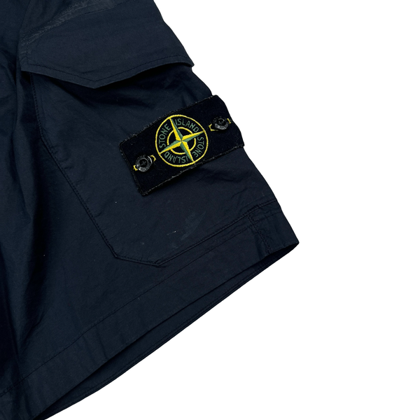 Stone Island 2019 Navy Cotton Shorts - Small