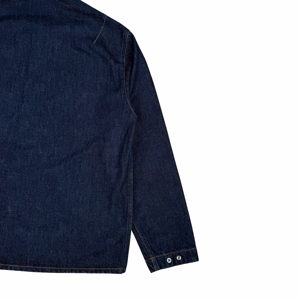 Stone Island 2026 Denim Research Zip Shirt - Medium