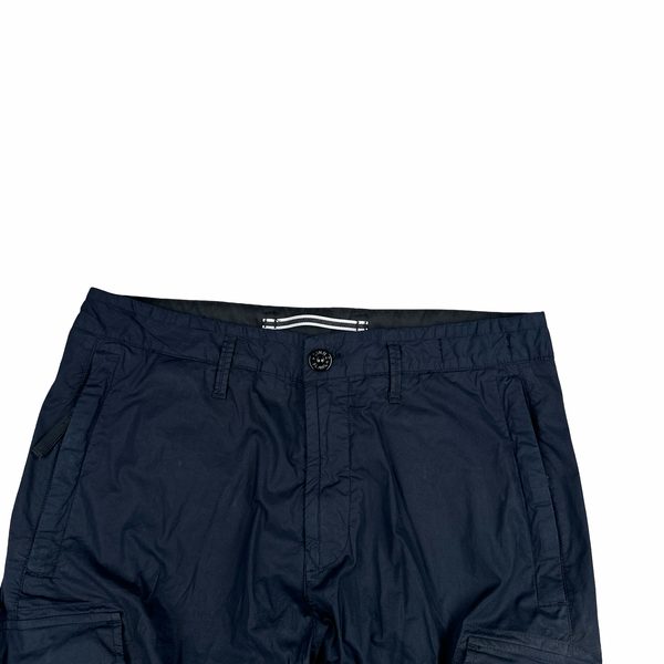 Stone Island 2019 Navy Cotton Shorts - Small