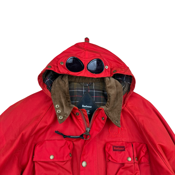 CP Company x Barbour Multi Pocket Classic Waxed Field Jacket - XXL