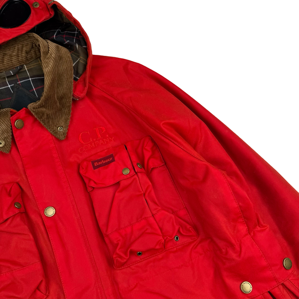 CP Company x Barbour Multi Pocket Classic Waxed Field Jacket - XXL
