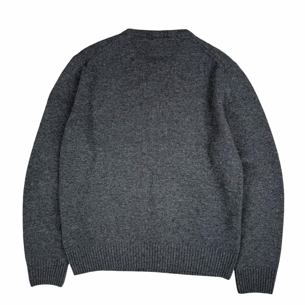 Paul and Shark Grey Eco Wool Jumper - Small
