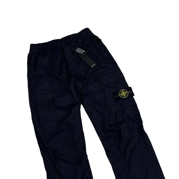 Stone Island 2023 Navy RE-T Cargo Trousers - 28"