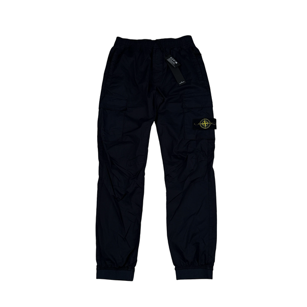 Stone Island 2023 Navy RE-T Cargo Trousers - 28"