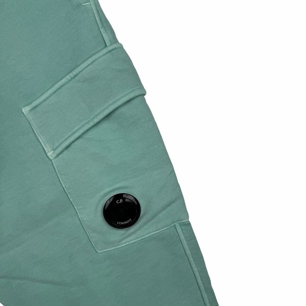 CP Company Pale Green Lens Viewer Cargo Joggers - Large