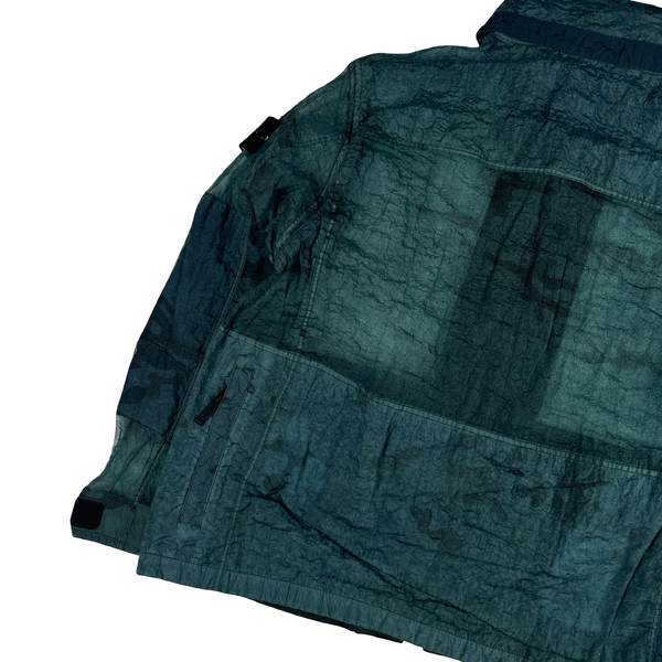 Stone Island 2026 Green Monofilament Zipped Jacket - Large