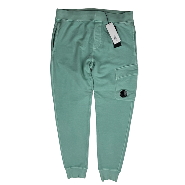 CP Company Pale Green Lens Viewer Cargo Joggers - Large