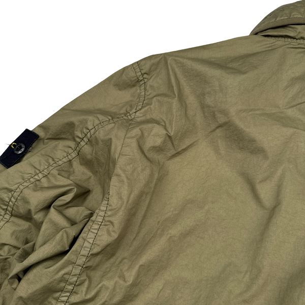 Stone Island 2018 Beige Membrana 3L TC Rain Jacket - Medium