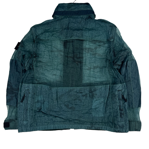 Stone Island 2026 Green Monofilament Zipped Jacket - Large