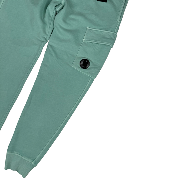 CP Company Pale Green Lens Viewer Cargo Joggers - Large
