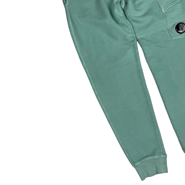 CP Company Pale Green Lens Viewer Cargo Joggers - Large