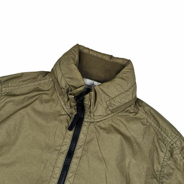 Stone Island 2018 Beige Membrana 3L TC Rain Jacket - Medium