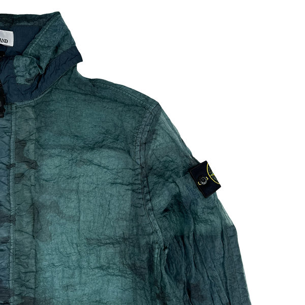 Stone Island 2026 Green Monofilament Zipped Jacket - Large