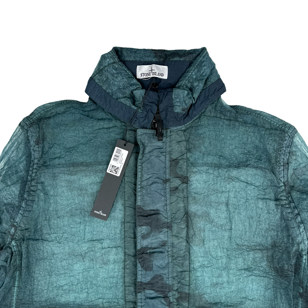 Stone Island 2026 Green Monofilament Zipped Jacket - Large
