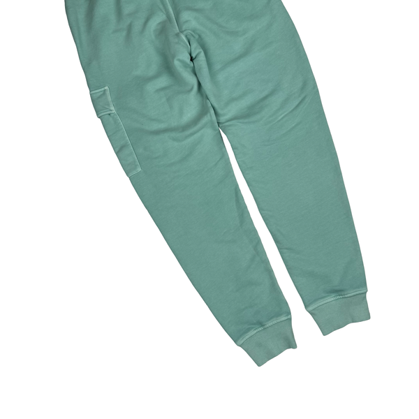 CP Company Pale Green Lens Viewer Cargo Joggers - Large