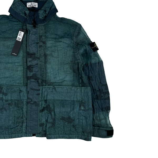 Stone Island 2026 Green Monofilament Zipped Jacket - Large
