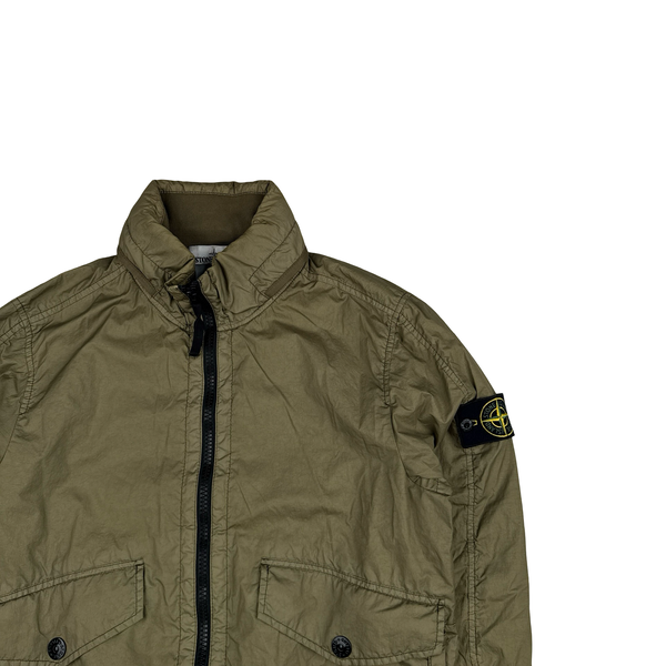 Stone Island 2018 Beige Membrana 3L TC Rain Jacket - Medium