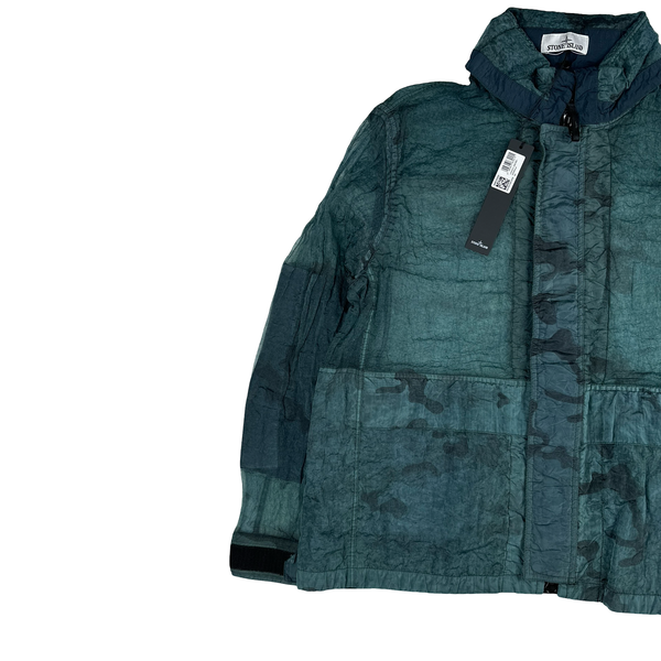 Stone Island 2026 Green Monofilament Zipped Jacket - Large